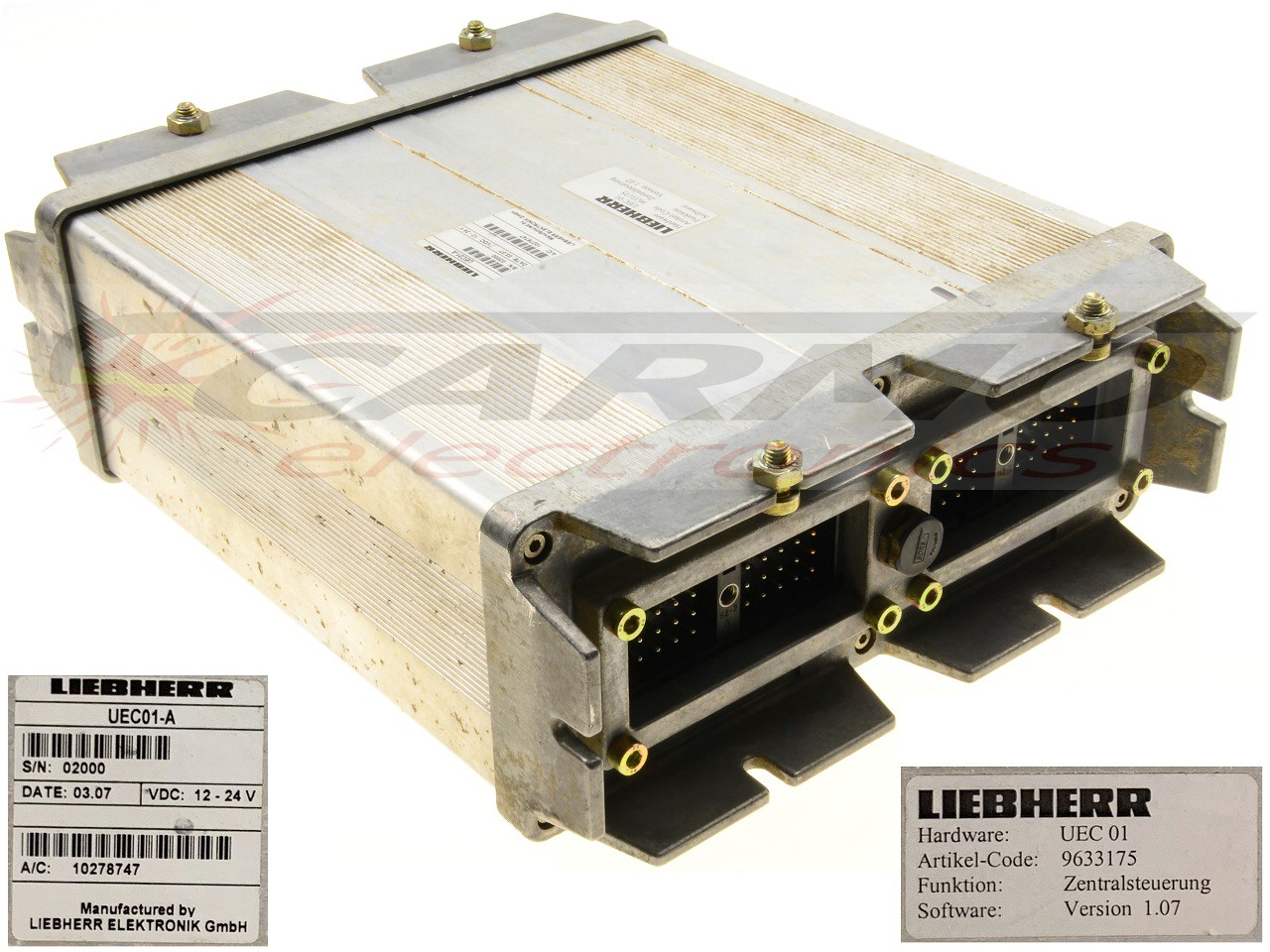 Liebherr A314 Litronic Unidade de computador do motor ECU ECM CDI (UEC1, 9633175)